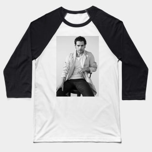 Henry Cavill Image black and white Baseball T-Shirt